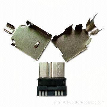 Micro USB3.0 Male Connectors with 10P, 1.5A Current Rating